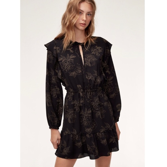 Aritzia Dresses & Skirts - Aritzia Wilfred Marvelle Floral Dress LIKE NEW